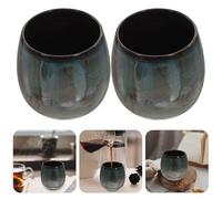 2 Pcs Retro Tea Cup for Home Brewing Tazzine Da Caffè Tazze Ceramica