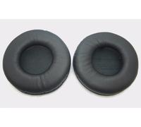 2 Pcs Ricambio Rotondo Similpelle Orecchio Cuscino per Plantronics Audio 655 &