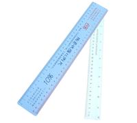 2 Pcs Righelli Flessibili Strumento Di Misurazione in Plastica Chiaro Sovrano