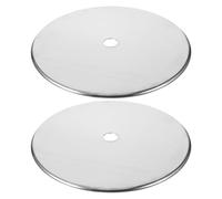 2 Pcs Riparazione Piani Cottura Induzione Diffusore Calore Acciaio Inossidabile