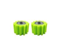 2 PCS Rolli motori a marcia derrata Guida alla ruota della puleggia Guida Standard Compatibili con moto bici da strada(10mm Green)