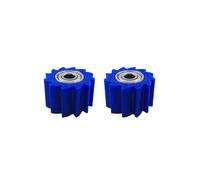 2 PCS Rolli motori a marcia derrata Guida alla ruota della puleggia Guida Standard Compatibili con moto bici da strada(10mm Blue)