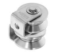 2 Pcs Ruote Per Porte Scorrevoli Carrucola Inox Puleggia Acciaio Inossidabile