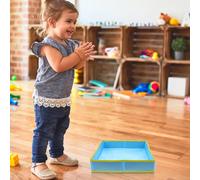 2 Pcs Sabbiera Spaziale Per Bambini Vassoio Di Sabbia Pieghevole