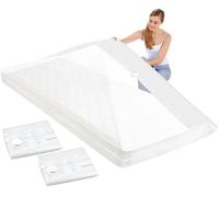 2 PCS Sacco Sottovuoto Materasso Singolo Matrimoniale 220x100cm Sacchi Sottovuoto Grandi con Doppia Cerniera Sacchi Salvaspazio Sottovuoto Piumoni per Materassi Custodia Piumoni e Sottovuoto Coper