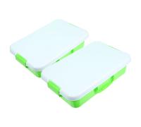 2 Pcs Sandbox Portatile Bambino Tavola Di Sabbia Sabbiera All'aperto