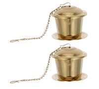 2 Pcs Scarico Del Tè in Metallo Accessori Per Filtri Da Filtro Sfuso