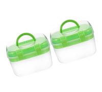 2 Pcs Scatola Immagazzinaggio Bauletto Porta Oggetti Cassa Da Cucito