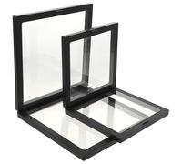 2 Pcs Scatola Porta Orologi Cornice Per Gioielli Galleggiante Espositore