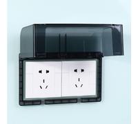 2 Pcs Scatola Presa Elettrica Da Muro Copripresa Coperchio Della