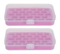 2 Pcs Scatole Di Plastica Stoccaggio in Scatola Portafilo Da Cucire