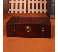 2 Pcs Scatoline Gioielli Scatole Di Stoccaggio Legno Contenitore