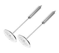 2 Pcs Schiaccia Patate Papà Masher Di Schiacciapatate in Metallo