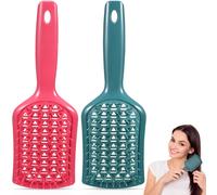 2 Pcs Scovolino Capelli Spazzola Massaggiante Di Spessa Pettine Per Spessi