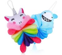 2 Pcs Scrubber Da Bagno Per Bambini Spugna Di Luffa Doccia Il Spugne Della
