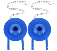 2 Pcs Sedile Del Water Valvola Tenuta Serbatoio WC Flapper Tappo