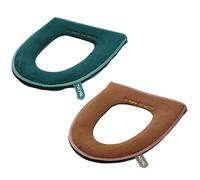 2 Pcs Sedile Imbottito Coprivaso Coprisedili Per Wc Copertine Bagno
