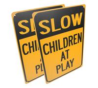 2 Pcs Segnale Di Attenzione Stradale Cartello Allarme Segnali Sicurezza