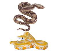 2 Pcs Serpente Finto Realistico Oggetti Di Scena Da Giardino Serpenti Finti