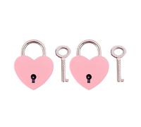 2 Pcs Serratura Armadio Lucchetto Cuore Blocco Del Diario Per Bagagli