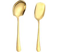 2 Pcs Servizio Di Cibo Lungo Cucchiai Cucchiaino Servire Il Cucchiaio