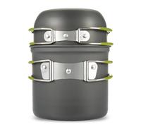 2 Pcs Set Cucina Campeggio Pentola Portatile Da Utensili Zaino Spalla