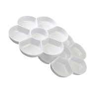 2 Pcs Set Di Piatti Da Pittura Tavolozza Dell'artista Acquerelli