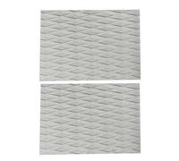 2 Pcs/set di Surfboard Traction Pads SUP Paddleboard Kiteboard Traction Pad, 30 x 21 x 0.5 cm - Grigio