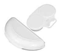 2 Pcs Set Di Uova Fritte Nel Microonde Piatto Per Al Stampo Cucinare