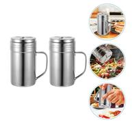 2 Pcs Shaker Per Il Pepe Barattoli Condimenti Portaspezie Coperchio