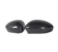 2 Pcs Side Rearview Mirror Cover Cap, Replacement Wing Mirror Cover for 500 2007-2020, Durable ABS Door Mirror Cap with Snap - On Installation for Left and Right Side (Modello in fibra di carbonio)