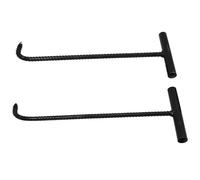 2 Pcs Sollevatore Di Tombini Gancio Per Coperchio Del Tombino Heavy Duty Hooks