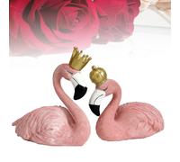 2 PCS Soprammobile Flamingo Decorazioni Fenicotteri Arredamento Interno