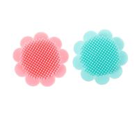 2 Pcs Spazzola Corpo Per Doccia Dei Neonati Scrubber Da Bagno in Silicone