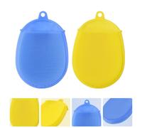 2 Pcs Spazzola Da Massaggio Per Il Bagno Scrubber Posteriore Esfoliante