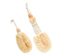 2 Pcs Spazzola Doccia Pulizia Pennello Per Il Bagno Del Corpo Esfoliante