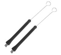 2 Pcs Spazzola in Acciaio Inossidabile Spazzole Per Batteria Jazz