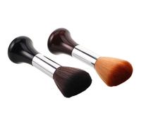 2 Pcs Spazzola Peli Per Pulizia Del Viso Spolverare Il Collo Barbiere