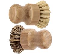 2 Pcs Spazzola Per Pulizia Del Wok Cucina Dei Piatti Pennello Di Lavaggio