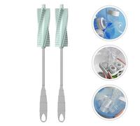 2 Pcs Spazzola Per Pulizia Di Bottiglie Manico Lungo Detergente Biberon