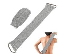 2 PCS Spazzola Schiena Doccia Guanto Esfoliante in Fibra Di Bambù, Accessori Per Doccia E Massaggi Per Una Pulizia Profonda E Rigenerante, Ideale Per Uomini E Donne, Spazzola Lava Schiena Da Doccia