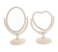 2 Pcs Specchietto Per Truccarsi Specchio Girevole Cosmetico Ragazze