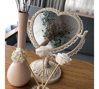 2 Pcs Specchio Per Il Trucco Adorno Makeup Della Ragazza Da Scrivania