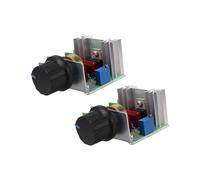 2 Pcs Speed Controller for AC Motor 220V 2000W Thyristor Control Adjus
