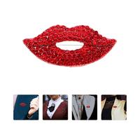 2 Pcs Spillo A Forma Di Labbro Patch Labbra Piccole Spille Spilla Strass