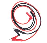 2 Pcs Spinotti A Banana Connettori Cavo Spina Lead Del Test Tappo Di