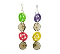 2 Pcs Spugna Di Luffa Pappagallo Giocattolo Morso Parpot Masticare