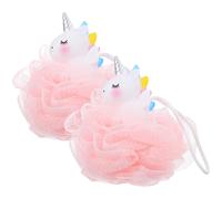 2 Pcs Spugne Per Il Bagno Luffa Doccia Scrubber Esfoliante Della