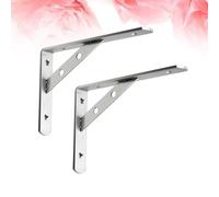 2 Pcs Staffa Angolare in Acciaio Inossidabile Staffe Piattaforma Murale