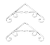 2 Pcs Staffa Di Ferro Supporto Floreale Per Appendere Vasi Fiori